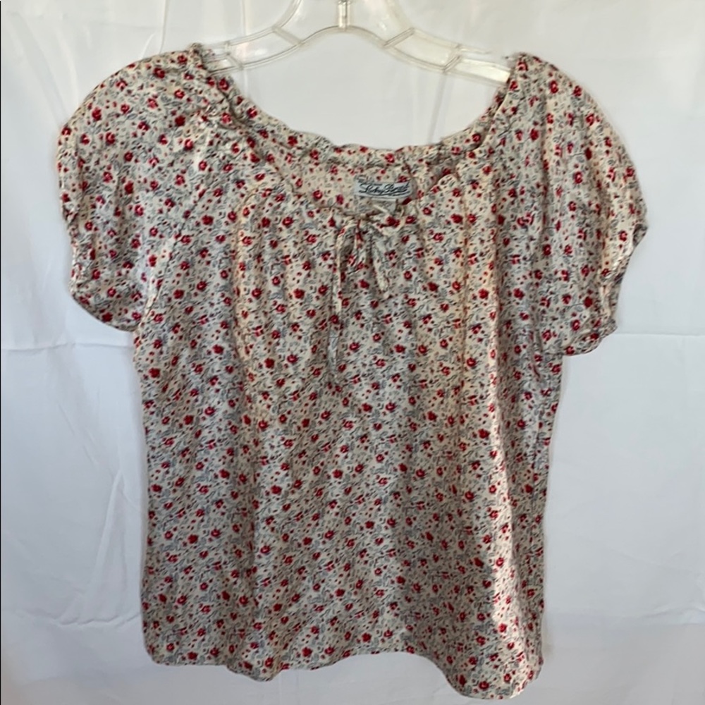 Lucky Brand Small Silk floral top